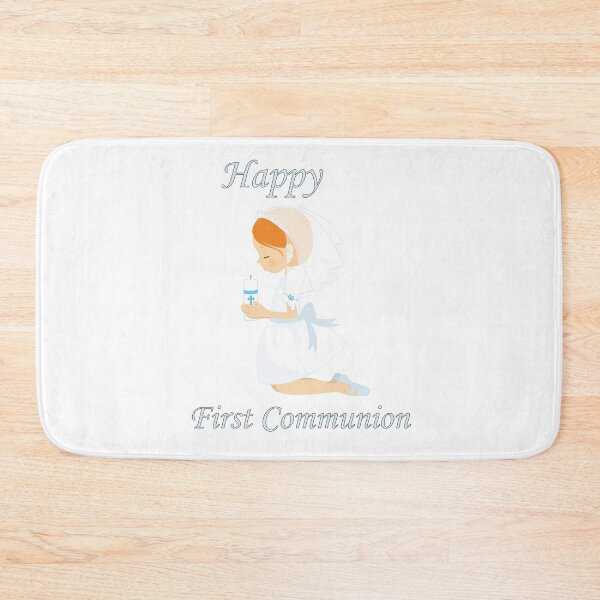 Item preview, First Communion Kneeling Redhead Girl designed and sold by ThirdFall.