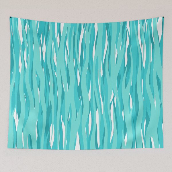 Item preview, Turquiose,blue,white,stripes designed and sold by cutecrazytshirt.