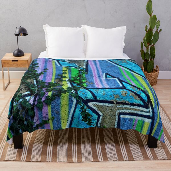 Item preview, Graffiti Letters Typography Pattern Wall Ivy designed and sold by Anna Lemos.
