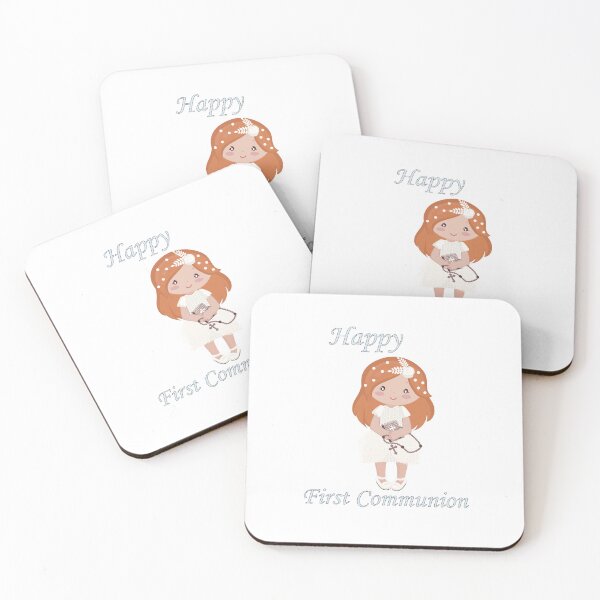 Item preview, First Communion Standing Redhead Girl designed and sold by ThirdFall.