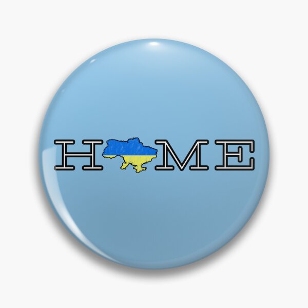 Item preview, Ukrainian Home Is Where the Heart Is Distressed Map designed and sold by Aide.