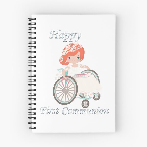 Item preview, First Communion Wheel Chair Redhead Girl designed and sold by ThirdFall.