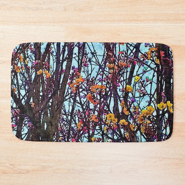 Item preview, Flowering Tree Branches Colorful Flowers Early Spring designed and sold by Anna Lemos.
