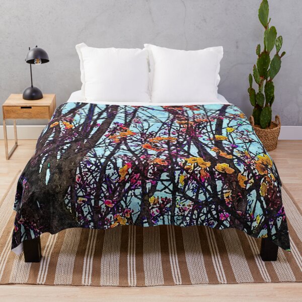 Item preview, Flowering Tree Branches Colorful Flowers Early Spring designed and sold by Anna Lemos.