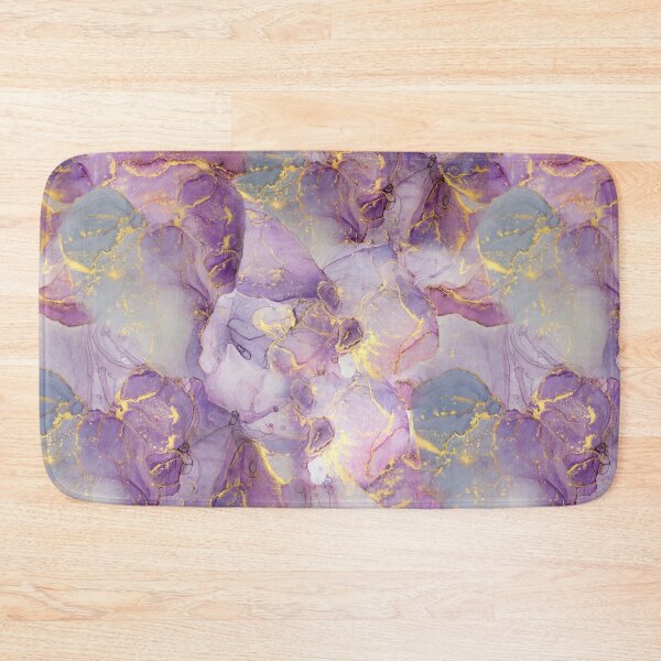 Item preview, Pastel Purple, Blue and Gold Glitter Marble Pattern  designed and sold by silviaol.