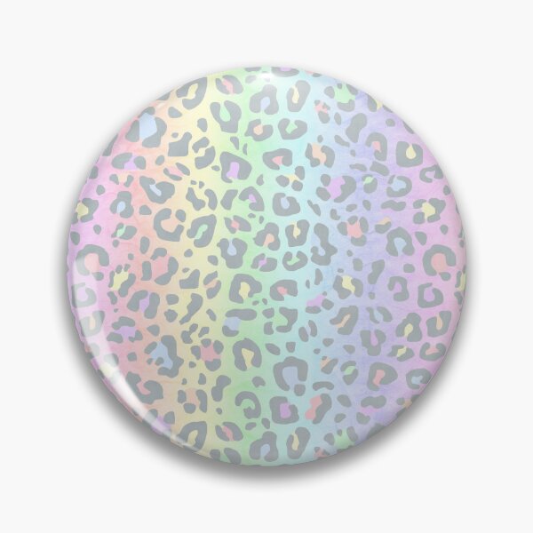 Item preview, Soft Pastel Double Rainbow Leopard Print All Over Animal Pattern designed and sold by Bumblefuzzies.