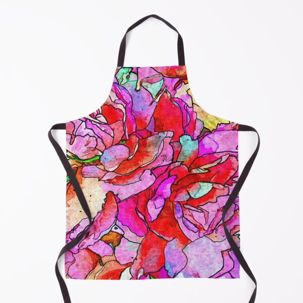 Item preview, Shabby-chic Rainbow Roses Flower Bouquet designed and sold by Anna Lemos.