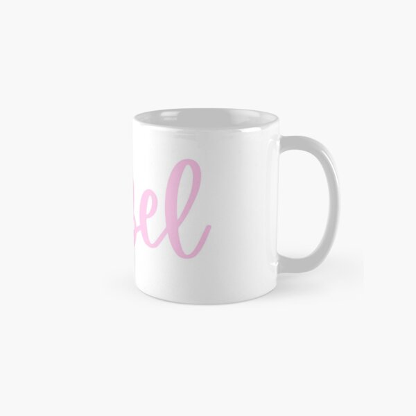 Harriet letter H crest pink unicorn name meaning Coffee Mug