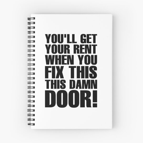 Item preview, You_ll Get Your Rent When You Fix This Damn Door! - Black   designed and sold by MichaelBoyle5.