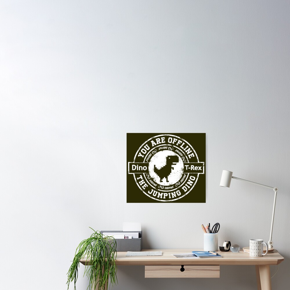 Classic gamer dino google Photographic Print by ANAIDEIADESIGNS