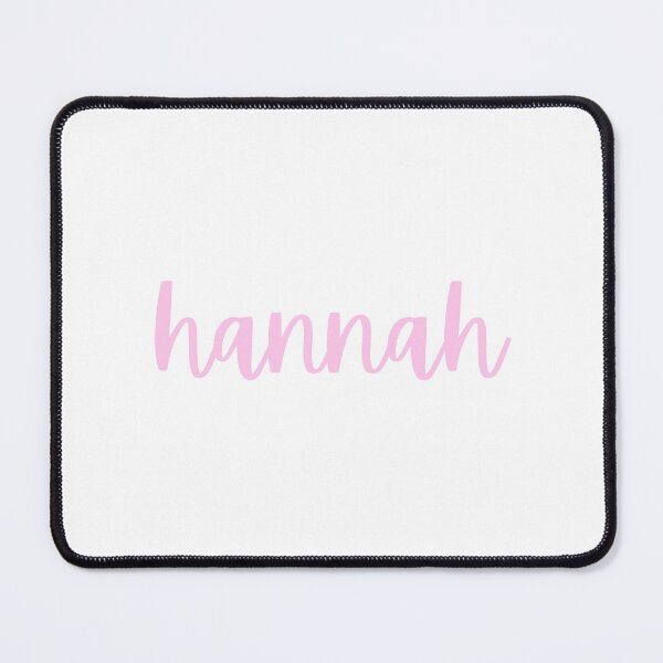 Item preview, Hannah name- Pink designed and sold by moxsto.
