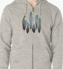 Forest Birds Zipped Hoodie