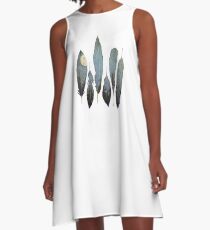 Forest Birds A-Line Dress