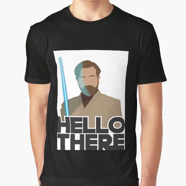 Vista previa del artículo con la obra «Hola - Obi Wan», diseñado y vendido por PhilisKaier.