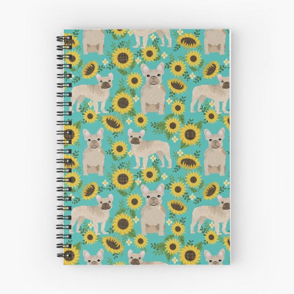 Item preview, French Bulldog sunflowers sunflower floral dog breed dog pattern pet friendly pet portrait by PetFriendly designed and sold by PetFriendly.