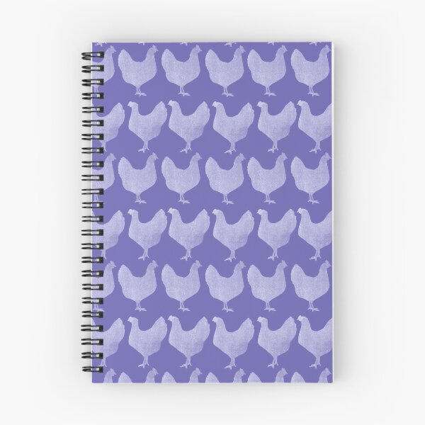 Item preview, Purple Chicken Pattern designed and sold by frumpybuncrafts.