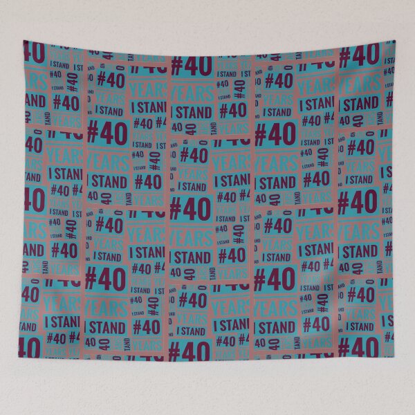 Item preview, #40YEARSISTAND - (Purples & Blue) designed and sold by kinkatstyle.
