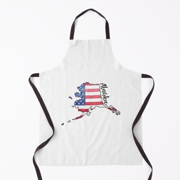 Item preview, Alaska State Outline with Patriotic USA American Flag designed and sold by Gsallicat.