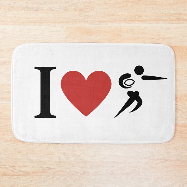 Item preview,  I Love Rugby Simple designed and sold by freedom4life.