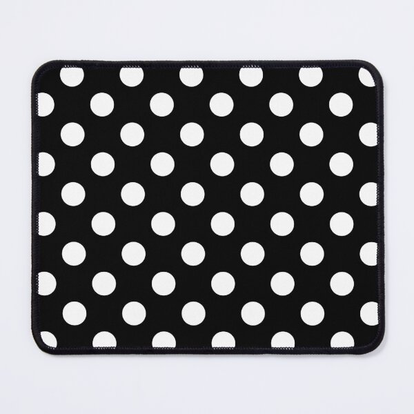 Item preview, White Polka Dots on Black Background designed and sold by Bumblefuzzies.