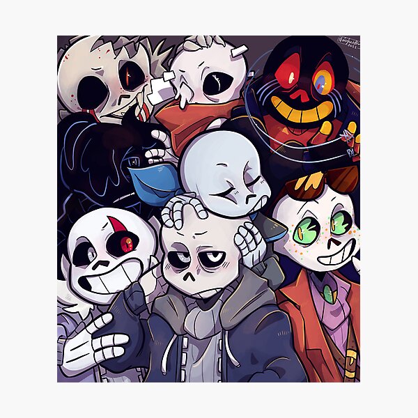 Human Ink Sans vs Human Error Sans Battle Art Board Print for Sale by  Chloe Molina