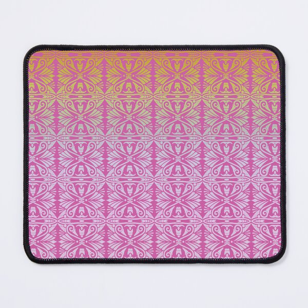 Item preview, Vintage Art Deco Damask Lace Motif Pattern Gold Pink designed and sold by Anna Lemos.
