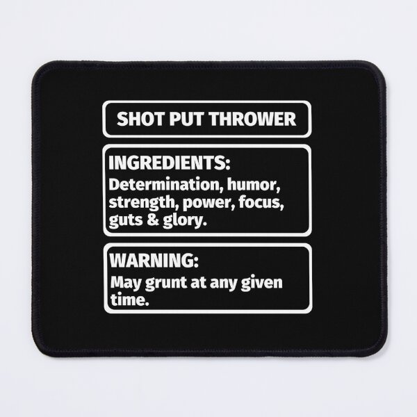 Item preview, FUNNY SHOT PUT THROWER INGREDIENTS designed and sold by appareltolove.
