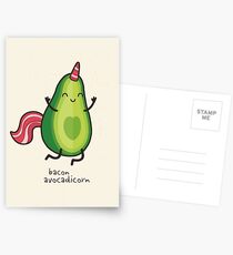Bacon-Avocadicorn Postcards