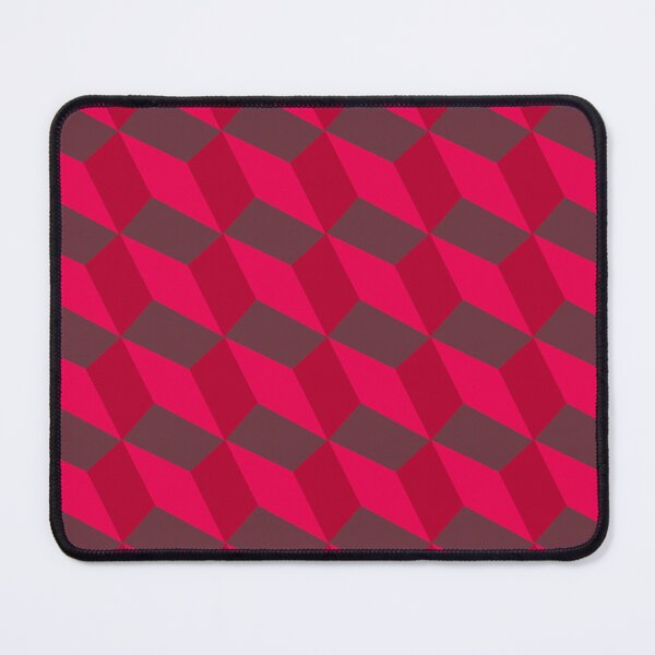 Item preview, 3d Cube Pattern Red Platonic Solids designed and sold by Anna Lemos.