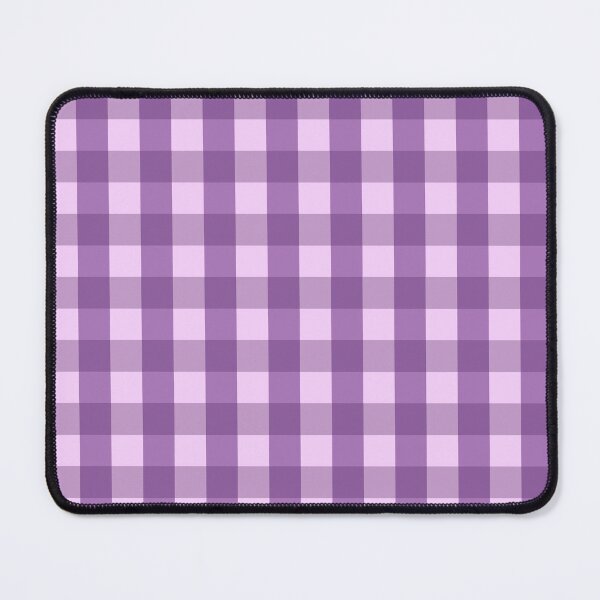 Item preview, Classic Gingham Fabric Checkered Retro Pattern Purple designed and sold by Anna Lemos.
