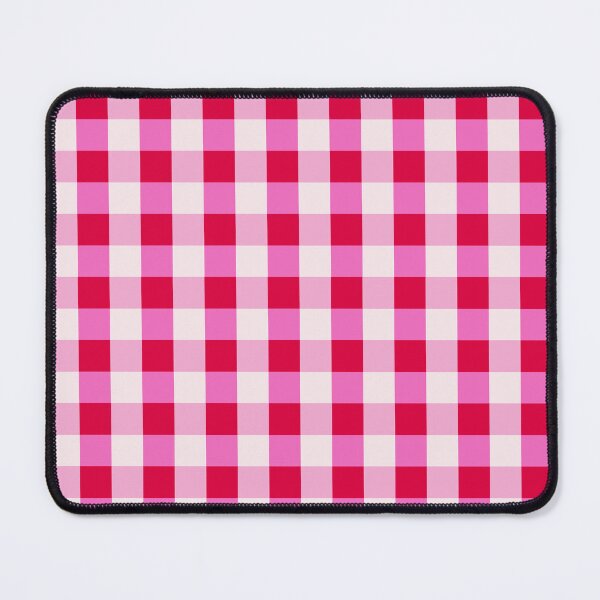 Item preview, Copy of Classic Gingham Fabric Checkered Retro Pattern Pink designed and sold by Anna Lemos.