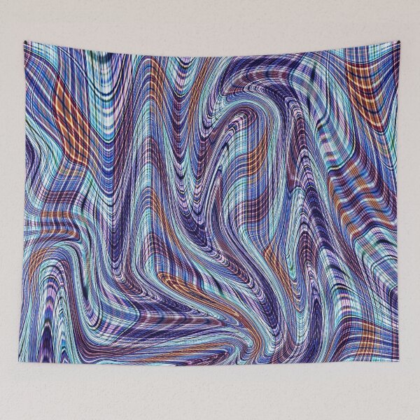 Item preview, Crumpled Plaid Tartan Pattern Abstract designed and sold by Anna Lemos.