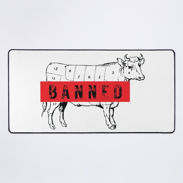 Item preview, Ban Cow Meat, Vegan By Bossy Cat Home designed and sold by BossyCatHome.