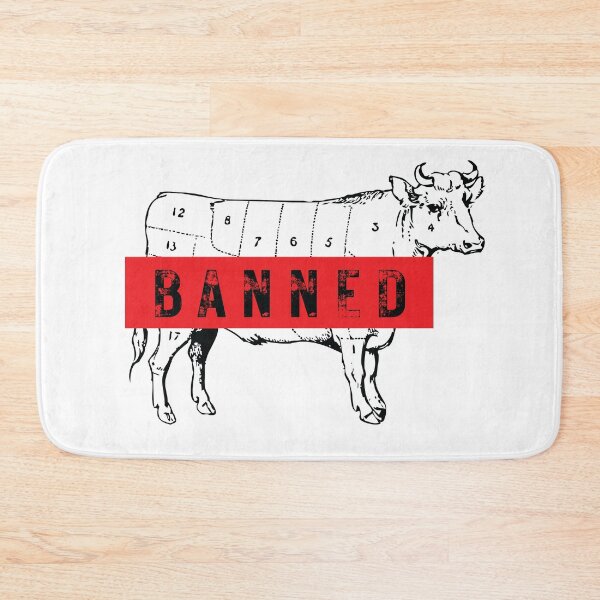 Item preview, Ban Cow Meat, Vegan By Bossy Cat Home designed and sold by BossyCatHome.