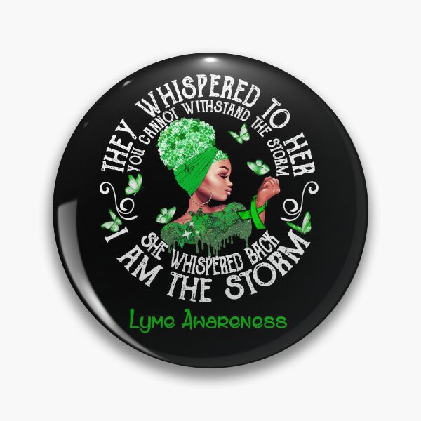 Item preview, Black Girl Fighter Strong I Am The Storm Lyme Awareness designed and sold by Mnrshirley.