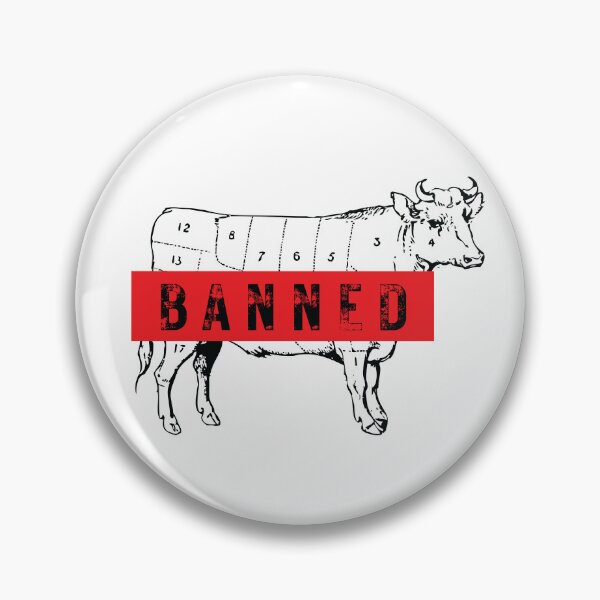 Item preview, Ban Cow Meat, Vegan By Bossy Cat Home designed and sold by BossyCatHome.
