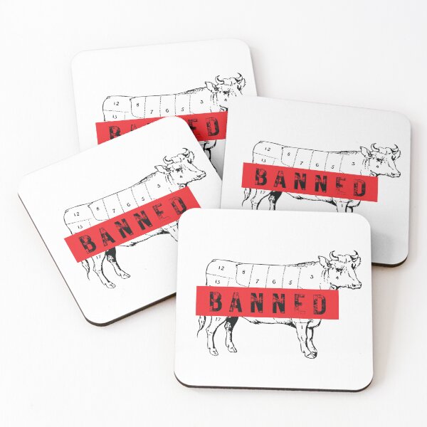 Item preview, Ban Cow Meat, Vegan By Bossy Cat Home designed and sold by BossyCatHome.