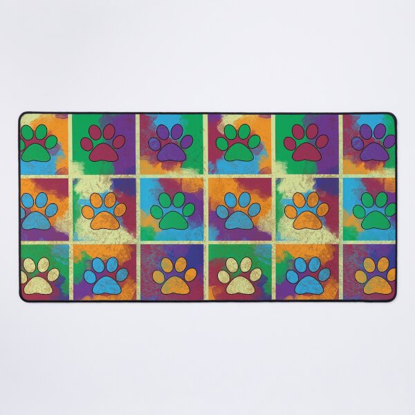 Item preview, Paw prints distrssed - pets designed and sold by i-cottagedesign.