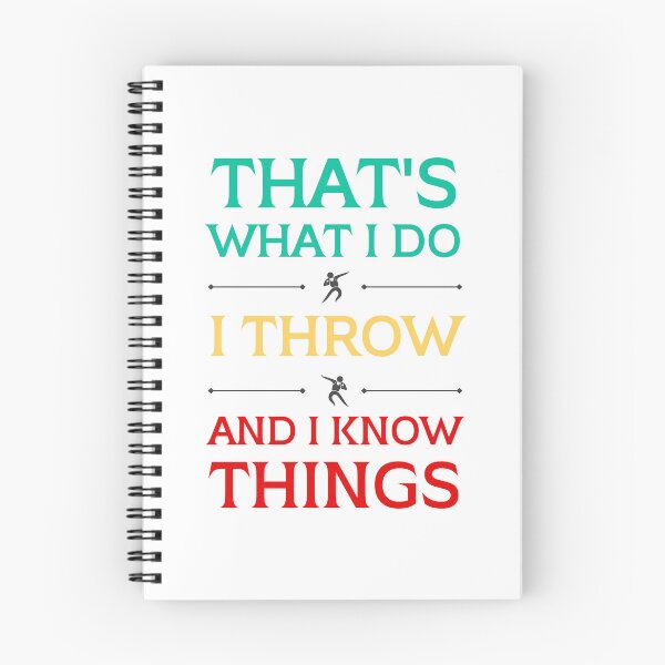 Item preview, THAT'S WHAT I DO, I THROW AND I KNOW THINGS designed and sold by appareltolove.