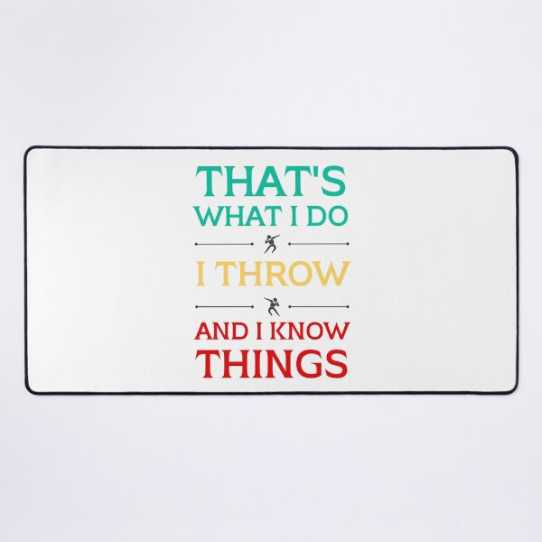 Item preview, THAT'S WHAT I DO, I THROW AND I KNOW THINGS designed and sold by appareltolove.