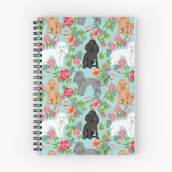 Item preview, Toy Poodle dog breed pet portraits hawaiian floral flowers dog pattern custom dog lover art by PetFriendly designed and sold by PetFriendly.
