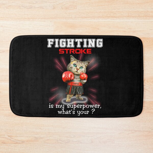 Item preview, Funny Cat Fighting Stroke Is My Superpower What's Your designed and sold by Kohend.