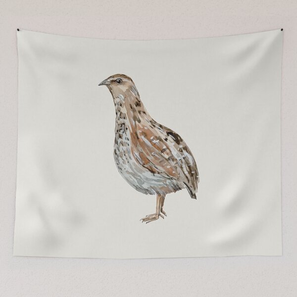 Item preview, Watercolor Quail Bird designed and sold by franktact.