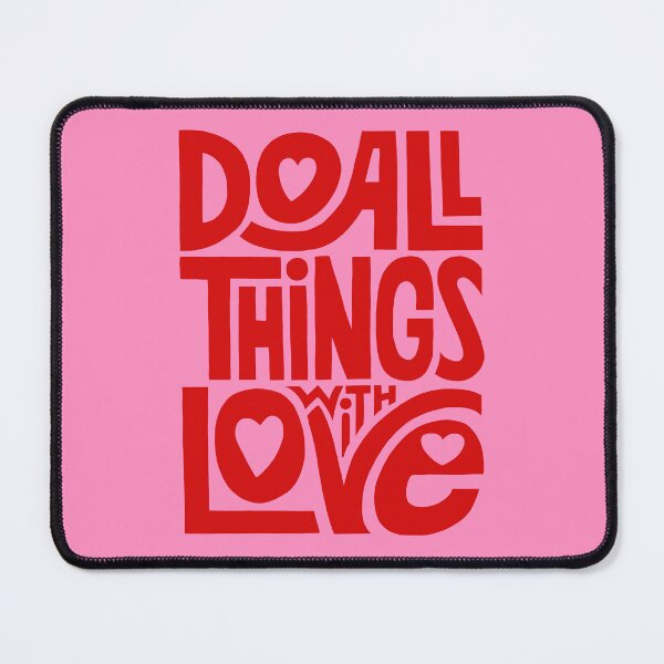 Item preview, Do All Things With Love {Red & Pink Version} designed and sold by TheLoveShop.