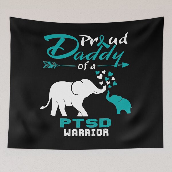 Item preview, Proud Daddy Of A PTSD Warrior designed and sold by Hatjar.