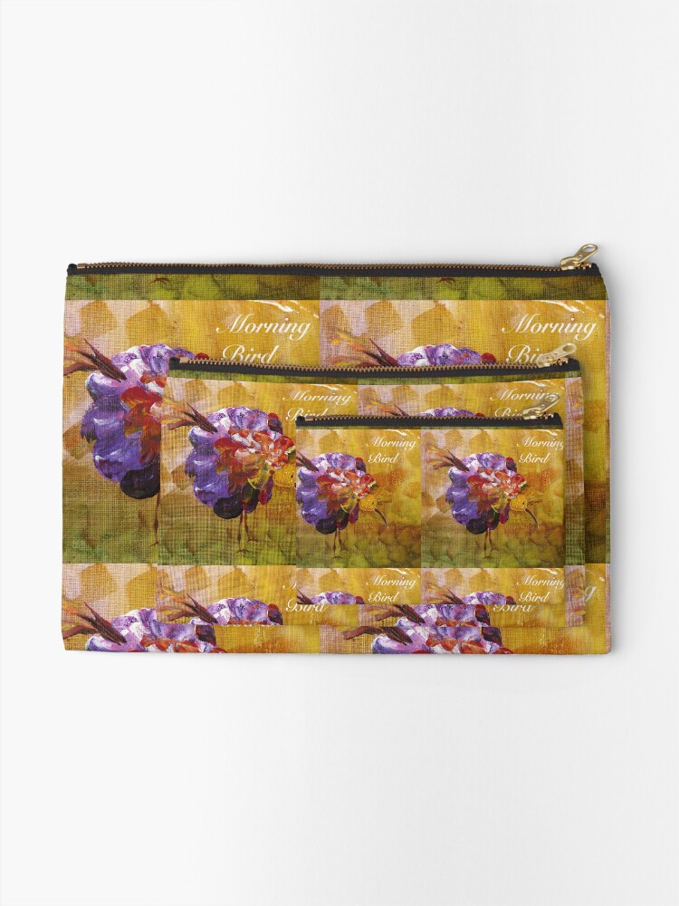 Alternate view of Morning bird Zipper Pouch