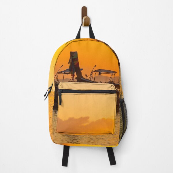Item preview, Long tail boats at sunrise, Pak Meng Beach designed and sold by Kevin Hellon.