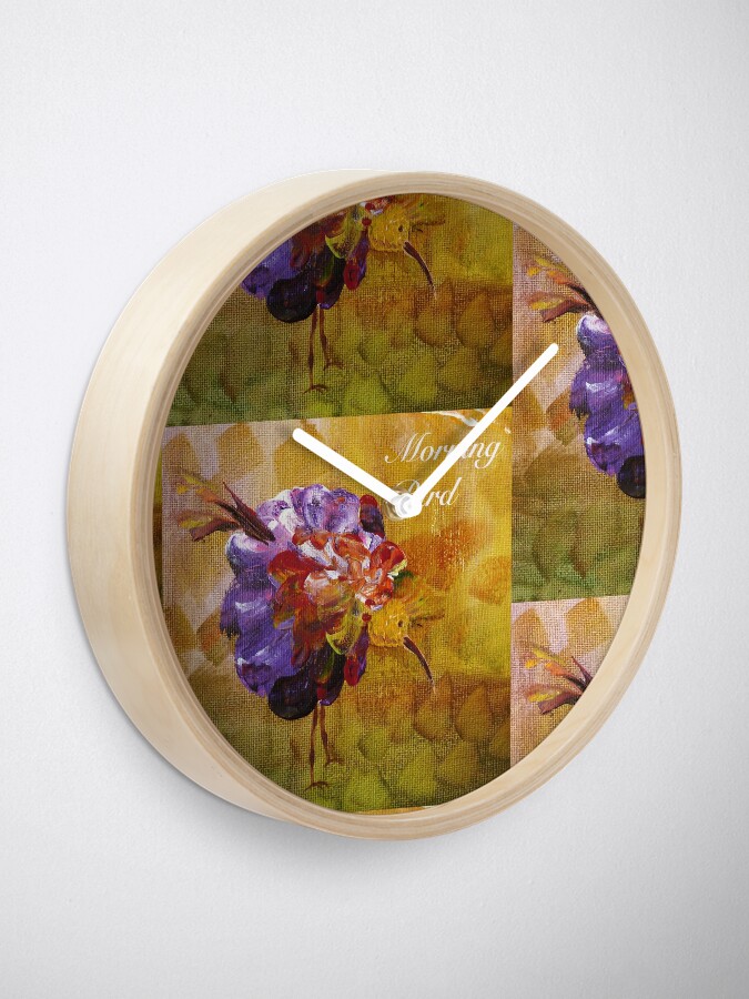 Alternate view of Morning bird Clock