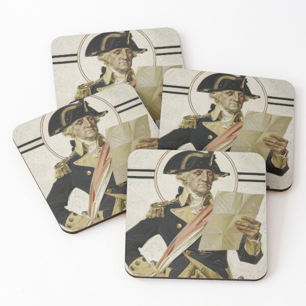 Item preview, George Washington | Joseph Christian Leyendecker | 1919 Founding Fathers Revolutionary War Art designed and sold by CJET.