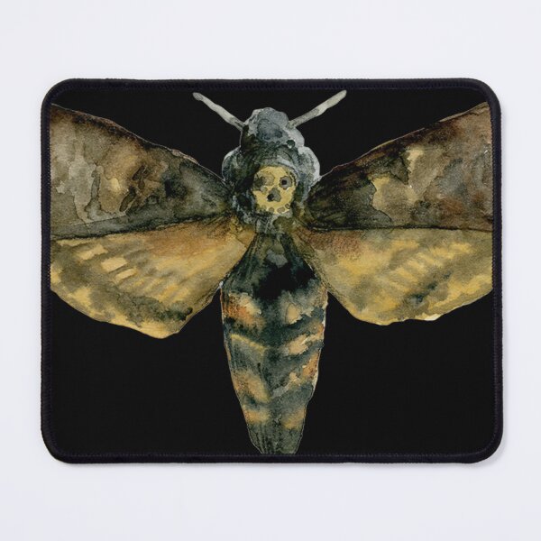 Item preview, Death's Head Moth designed and sold by The Mysterious Domain Alyne Whiteswan Fine Art Prints and Merch.